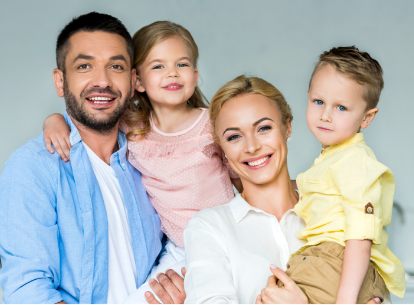 smiling family