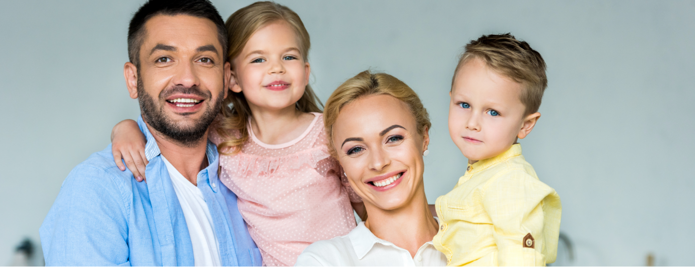 smiling family